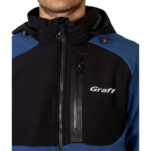 Куртка Graff 562-WS-3 (флисовая, водонепронецаемая) синий