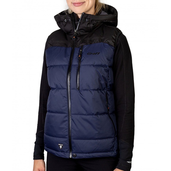 Жилет женский Graff 445-O-3-D Primaloft синий