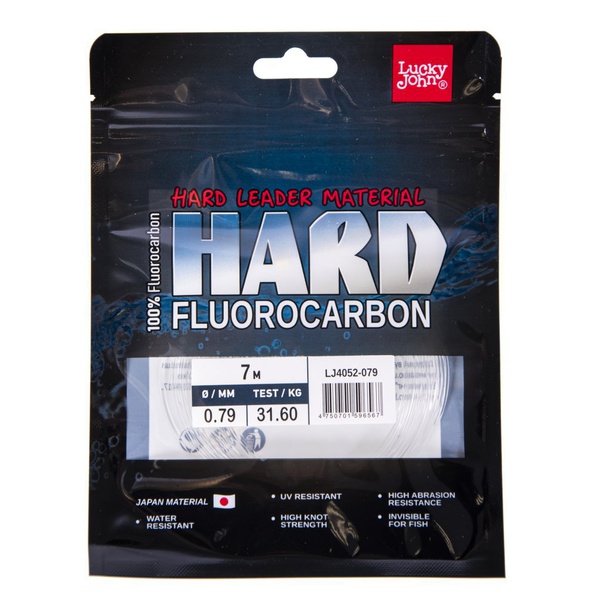 Леска Lucky John Fluorocarbon Hard Ø 0.79 мм / 7 м