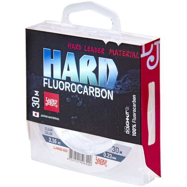 Леска Lucky John Fluorocarbon Hard Ø 0.23 мм / 30 м