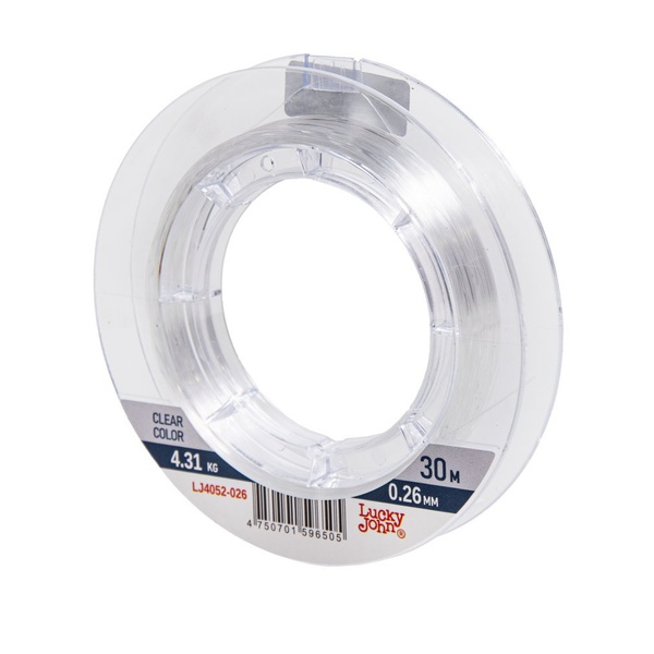 Леска Lucky John Fluorocarbon Hard Ø 0.26 мм / 30 м