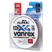 Леска плетеная Lucky John Vanrex Pelagic х4 Braid Multi Color (125 v) Ø 0.23 мм