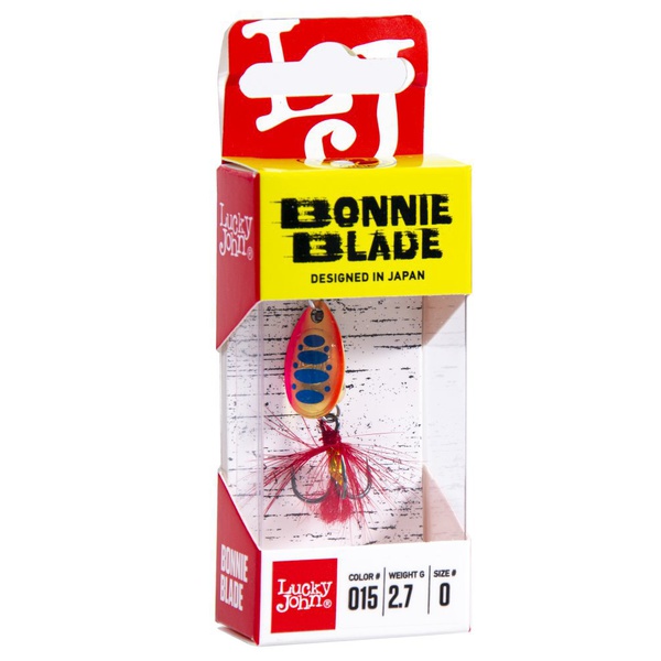 Блесна вращающаяся Lucky John Bonnie Blade № 0 (2.7 г) 015