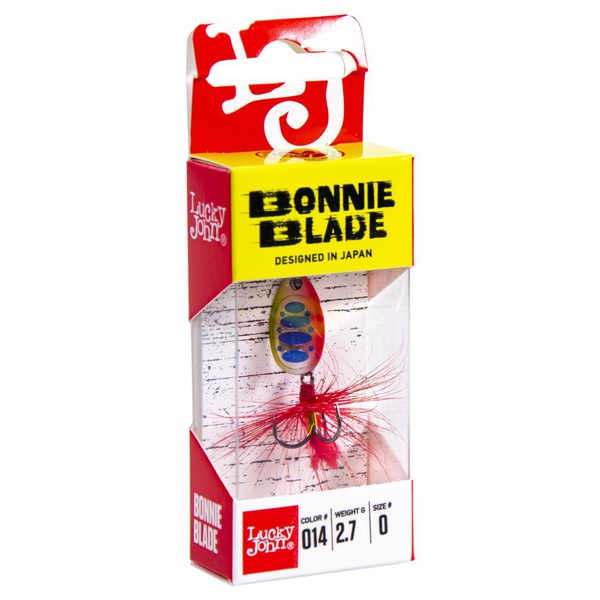Блесна вращающаяся Lucky John Bonnie Blade № 0 (2.7 г) 014