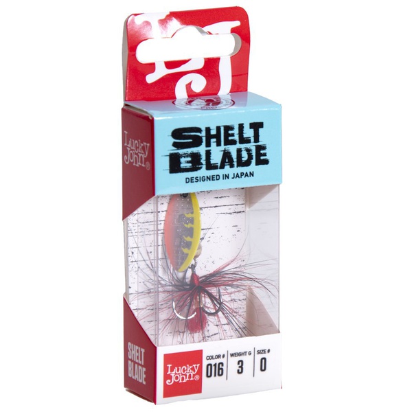 Блесна вращ. Lucky John Shelt Blade №0 016, 3г
