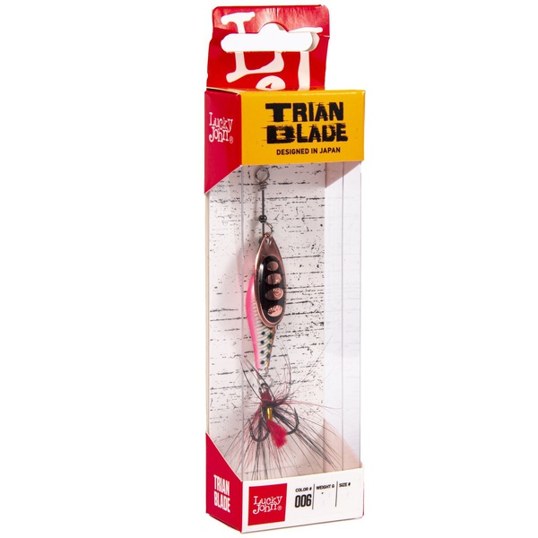 Блесна вращ. Lucky John Trian Blade Round 18 г 006