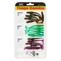 Набор виброхвостов Lucky John Pro Series Tioga MIX 3 (7.4 см / 18 шт)