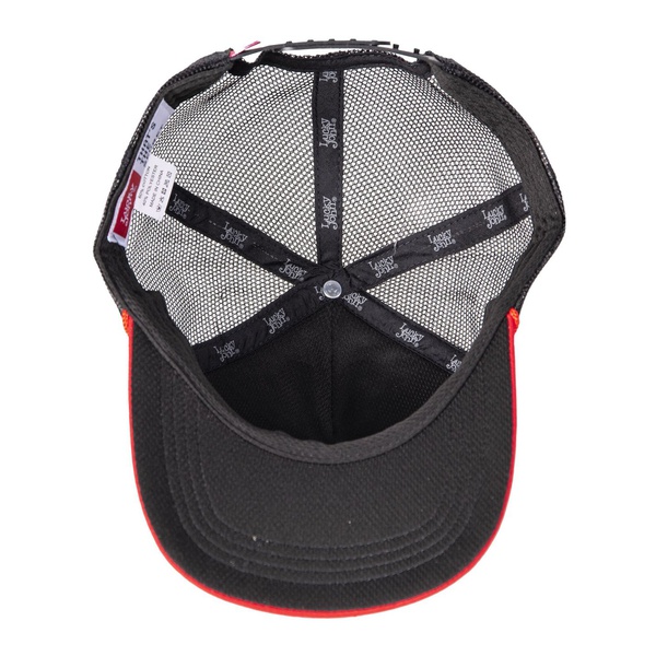 Бейсболка Lucky John BLM черный/красный