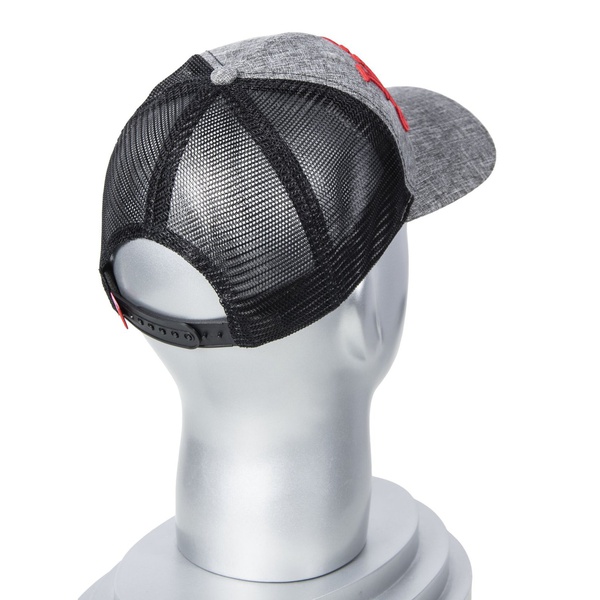 Бейсболка Lucky John GRM (сетка) красный логотип