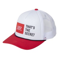 Бейсболка Lucky John WHM белый/красный