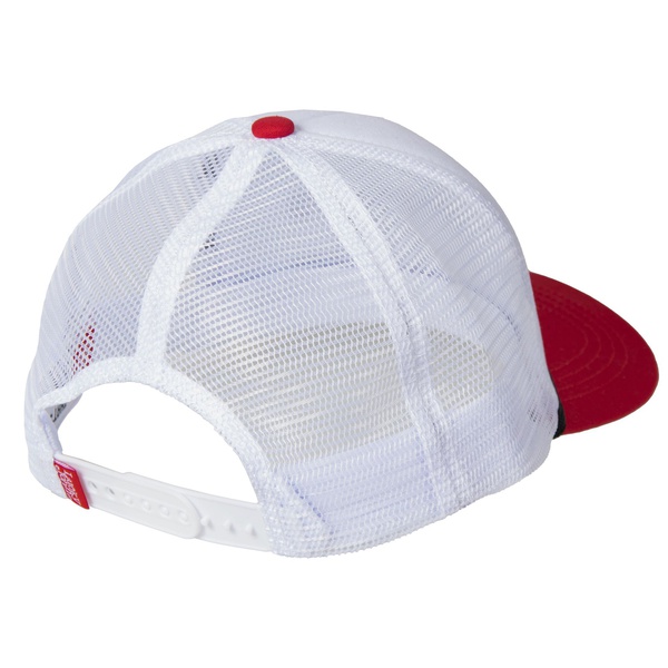 Бейсболка Lucky John WHM белый/красный