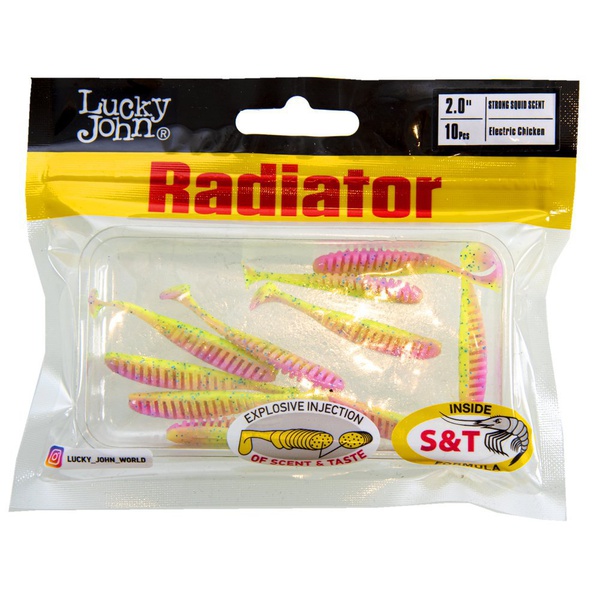 Виброхвост съедоб. искусст. LJ Pro Series Radiator 2.0" (10 шт/уп) T92