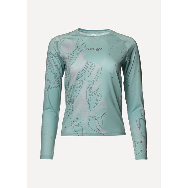 Футболка женская Сплав Jenny L/S зеленый