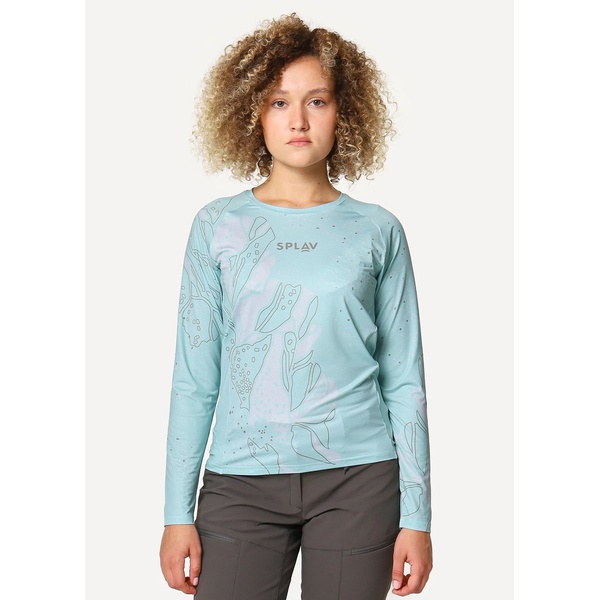 Футболка женская Сплав Jenny L/S зеленый