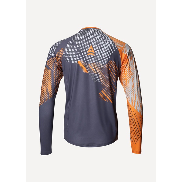Футболка Сплав Forrest L/S серо-оранжевый
