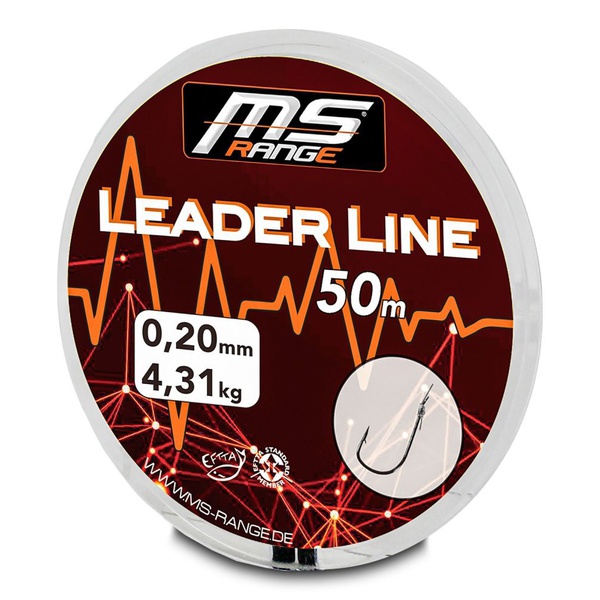 Леска моно MS Range Leader Line Clear (50 м) 0.20 мм