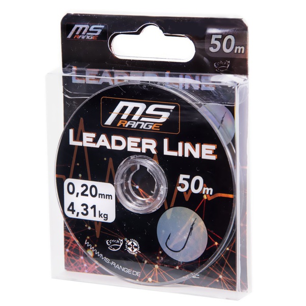 Леска моно MS Range Leader Line Clear (50 м) 0.20 мм