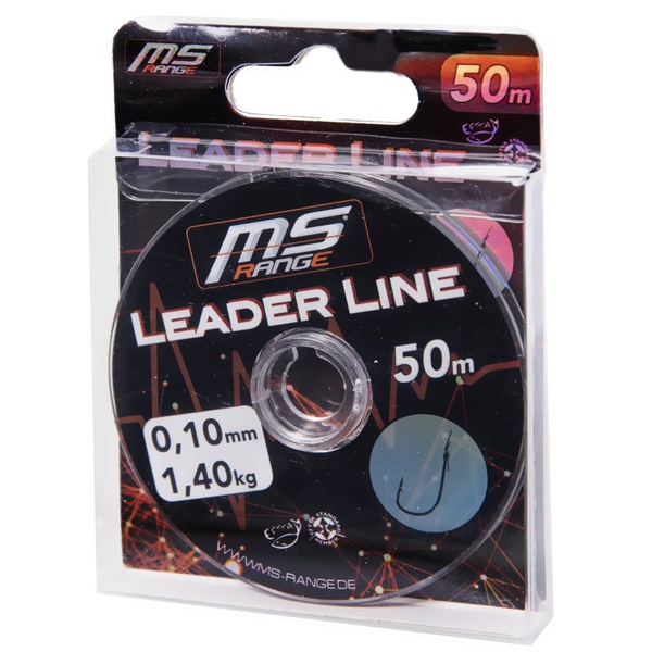 Леска моно MS Range Leader Line Clear (50 м) 0.10 мм