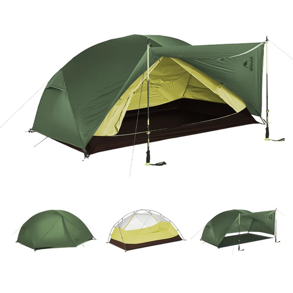 Палатка Naturehike Mongar Hiking Base CNK2650WS014 210T (трёхместная)