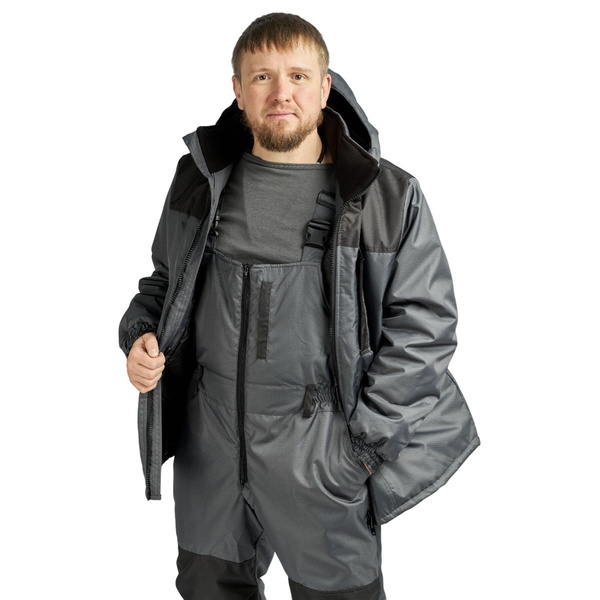 Костюм зимний Fantom Force Sever серый/черный, тк. Oxford Football