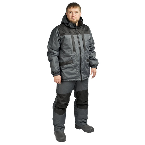 Костюм зимний Fantom Force Sever серый/черный, тк. Oxford Football