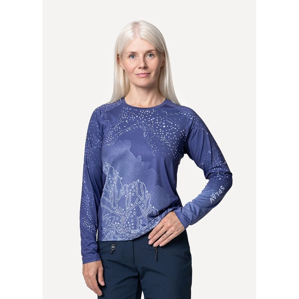 Футболка женская Сплав Jenny L/S синий