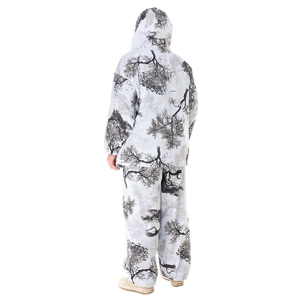 Костюм маскировочный Huntsman Метель с молнией Кусты, тк. бязь