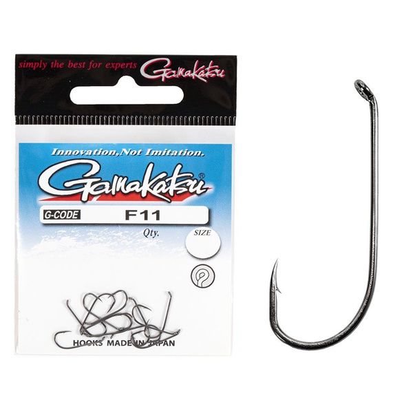 Крючки Gamakatsu F11 New Label Hooks Black разм. 16 (13шт)