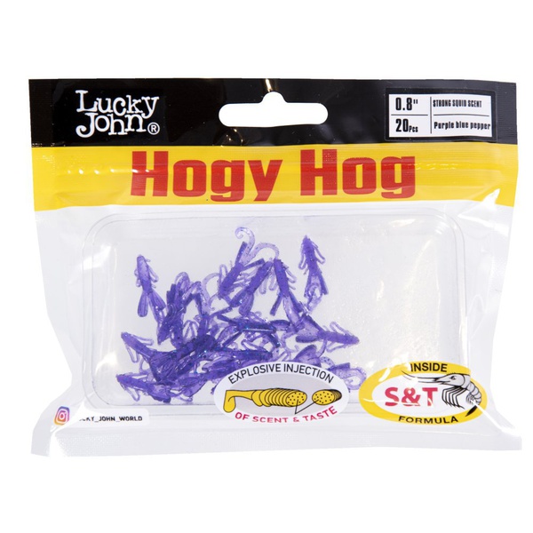 Твистеры съедоб. искусст. LJ Pro Series Hogy Hog 0,8in (2 см/20 шт) S66