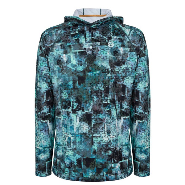 Футболка FHM Mark Hoodie V3 принт мятный