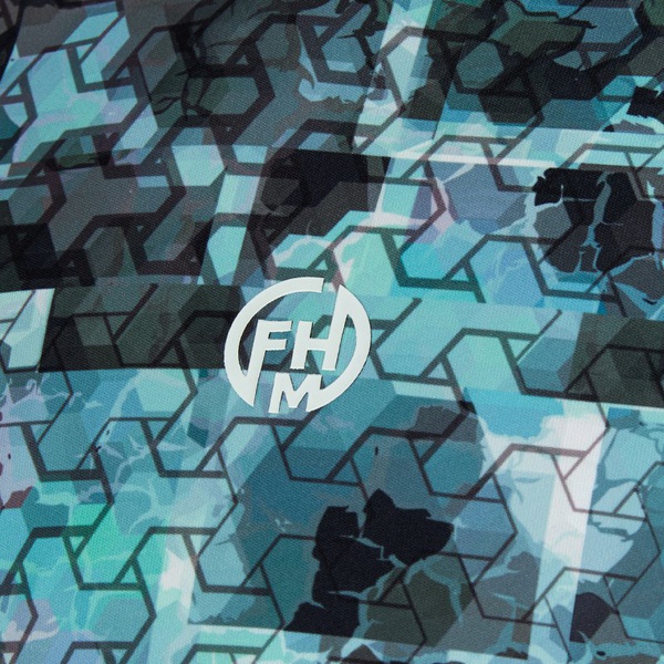 Футболка FHM Mark Hoodie V3 принт мятный