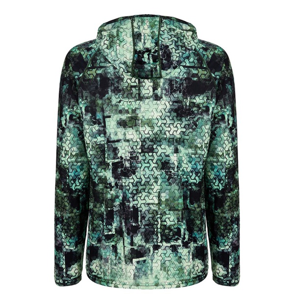 Футболка FHM Mark Hoodie V3 принт хаки