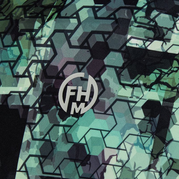 Футболка FHM Mark Hoodie V3 принт хаки