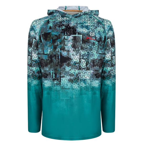 Футболка FHM Mark Hoodie V3 принт мятный/мятный