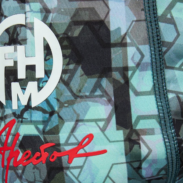Маска FHM Mark принт мятный
