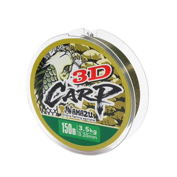 Леска Namazu 3D Carp (3D Camo, L-150 м) d-0,20 мм / 3,5 кг