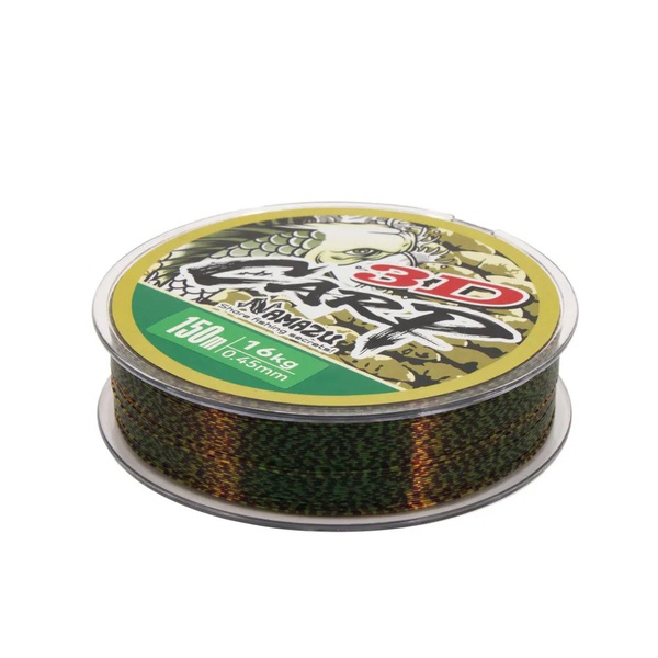 Леска Namazu 3D Carp (3D Camo, L-150 м) d-0,45 мм / 16 кг