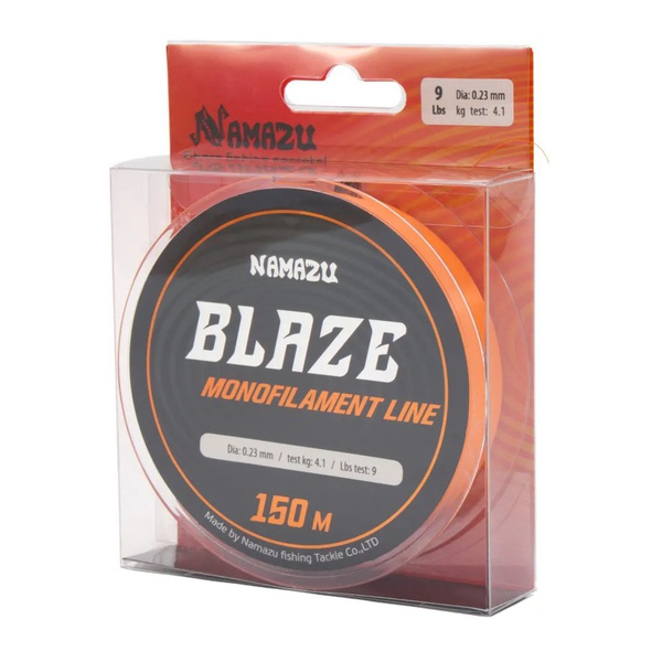 Леска Namazu Blaze (оранжевая, L-150 м) d-0,23 мм / 4,1 кг