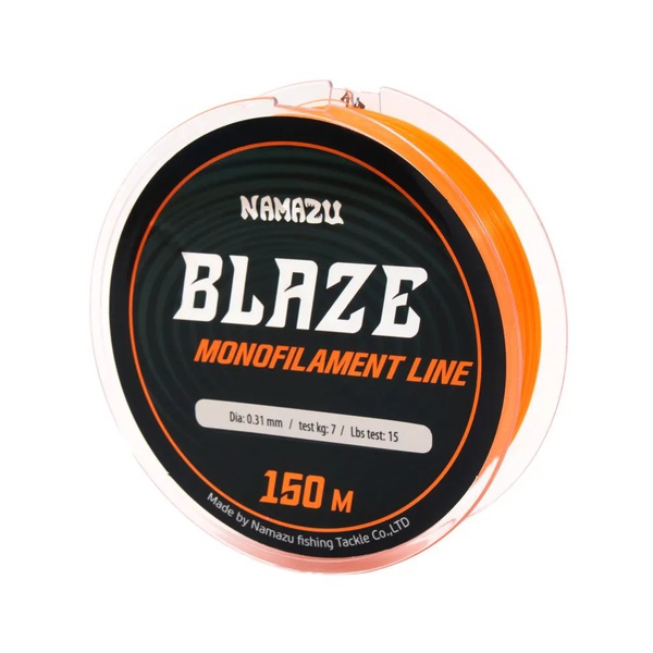 Леска Namazu Blaze (оранжевая, L-150 м) d-0,31 мм / 7 кг
