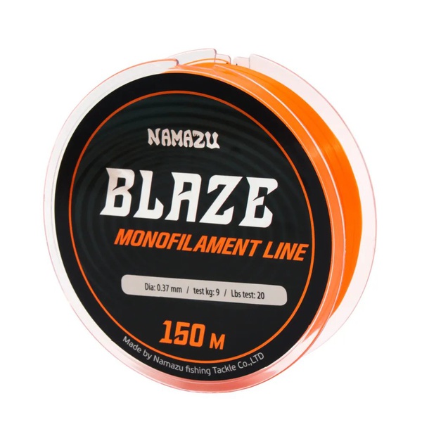 Леска Namazu Blaze (оранжевая, L-150 м) d-0,37 мм / 9 кг