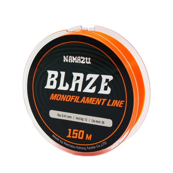 Леска Namazu Blaze (оранжевая, L-150 м) d-0,41 мм / 12 кг
