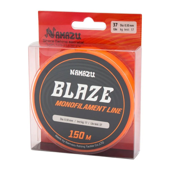 Леска Namazu Blaze (оранжевая, L-150 м) d-0,5 мм / 17 кг