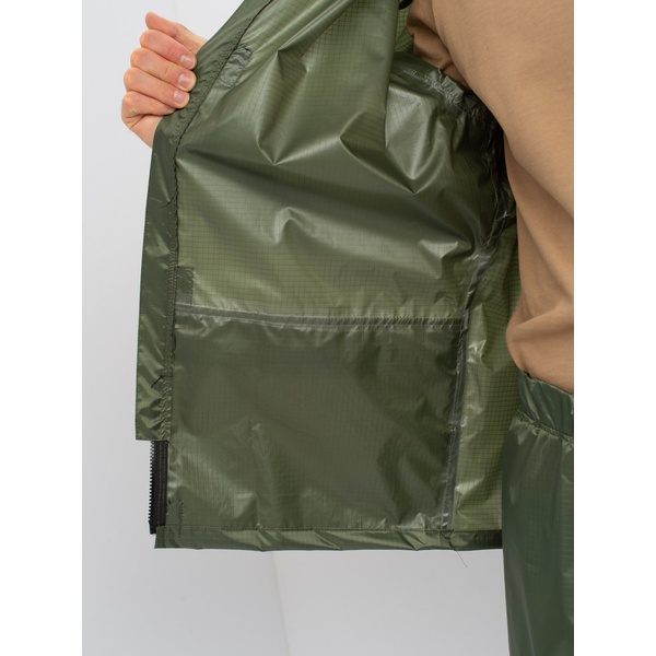 Костюм влаго-ветрозащитный Huntsman Склон-2 Зелёный, тк. Таффета