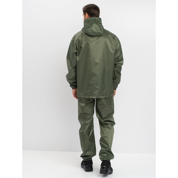 Костюм влаго-ветрозащитный Huntsman Склон-2 Зелёный, тк. Таффета