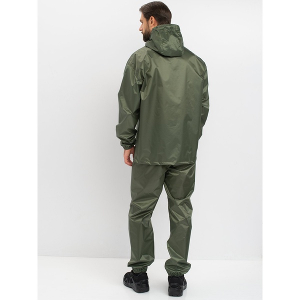 Костюм влаго-ветрозащитный Huntsman Склон-2 Зелёный, тк. Таффета
