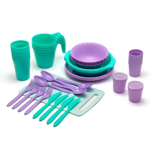 Набор для пикника Следопыт Camping Set (4 персоны, пластик)