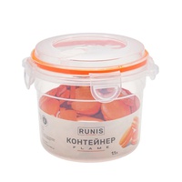 Контейнер Runis Flame (герметичный, с клапаном, круглый) 1.1 л