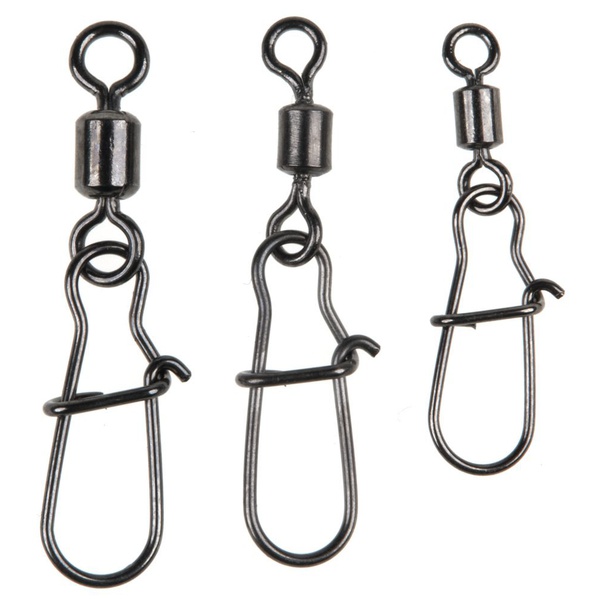 Вертлюги c застежой Lucky John Pro Series Rolling Swivel Fastlock (30 шт)