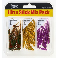 Набор слагов съедобных Lucky John Pro Series Ultra Stick Mix 1 (4.20 см/60 шт)