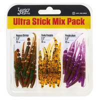 Набор слагов съедобных Lucky John Pro Series Ultra Stick Mix 1 (5.60 см/60 шт)